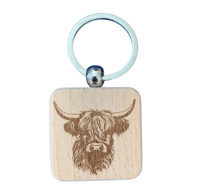 Highland Cow Keyring