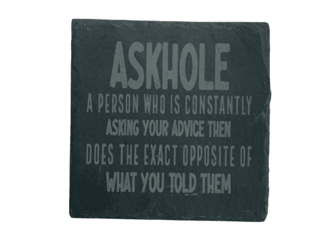Askhole Coaster